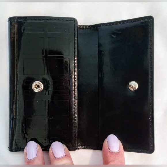 Burberry Nova Check Embossed Patent Leather 5 Ring Key Holder - Picture 5 of 12